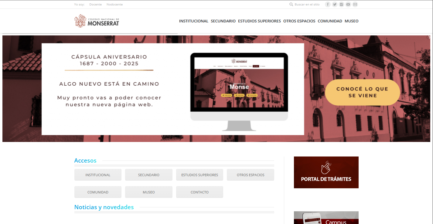 Ejemplo de Web Institucional